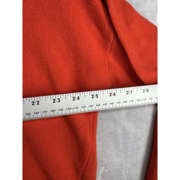 Banana Republic Todd & Duncan Cashmere Sweater Scottish Yarn Orange Men's XL - Picture 5 of 6